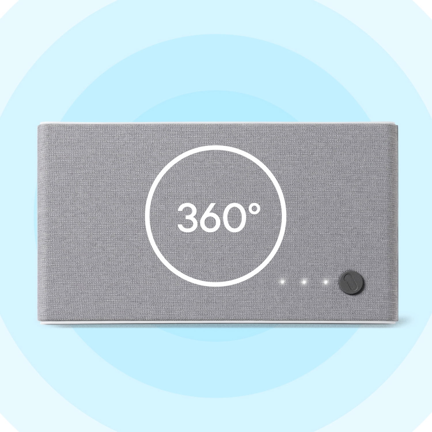 One For All Amplified Indoor Digital TV Antenna, Ultimate Gray Fabric, with up to 60-Mile Reception Range, 14460, A714460A0700001