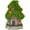 Green Fairy House 03, variant on Teresa's Collections 7.9 inches Flocked Fairy House Garden Statues with Solar Lights, Resin Moss Outdoor Cottage Figurines with Fairy, Treehouse Lawn Ornaments for Patio Yard Decor