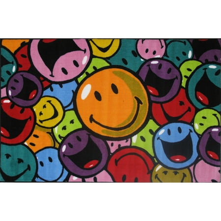 Fun Rugs Smiley Smiles & Laughs 19" x 29" Rug