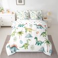 thumbnail image 2 of Castle Fairy Child Teens Animal Dino Twin Bedding Sets,Cute Dinosaur Bedding Comforter Set, 2 of 8
