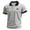 Light Gray, variant on GrmtClth Mens American Flag Polo Shirt Patriotic Collared Shirts Breathable Tops Color Block Button Up Short Sleeve Fashion Golf Polo Black L