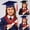 Black, variant on Kindergarten Graduation Cap and Gown Unisex Kids Matte Preschool Graduation Cap and Gown Tassel Kindergarten Graduation Cap and Gown Stole Package Black 9-10 Years