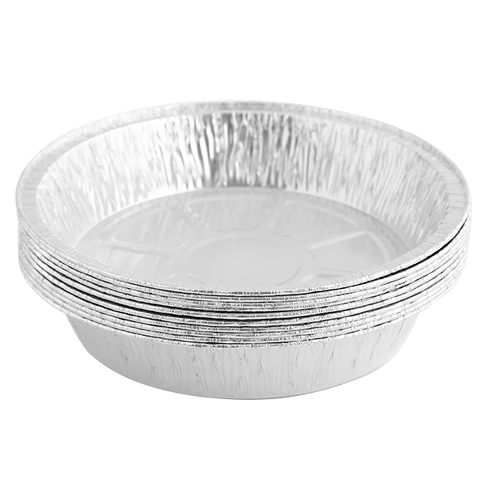 Plasticpro 6'' Inch Round Tin Foil Cake Pans Disposable Aluminum, Freezer &  Oven Safe - For Baking, Cooking, Storage, Roasting, & Reheating, Pack of