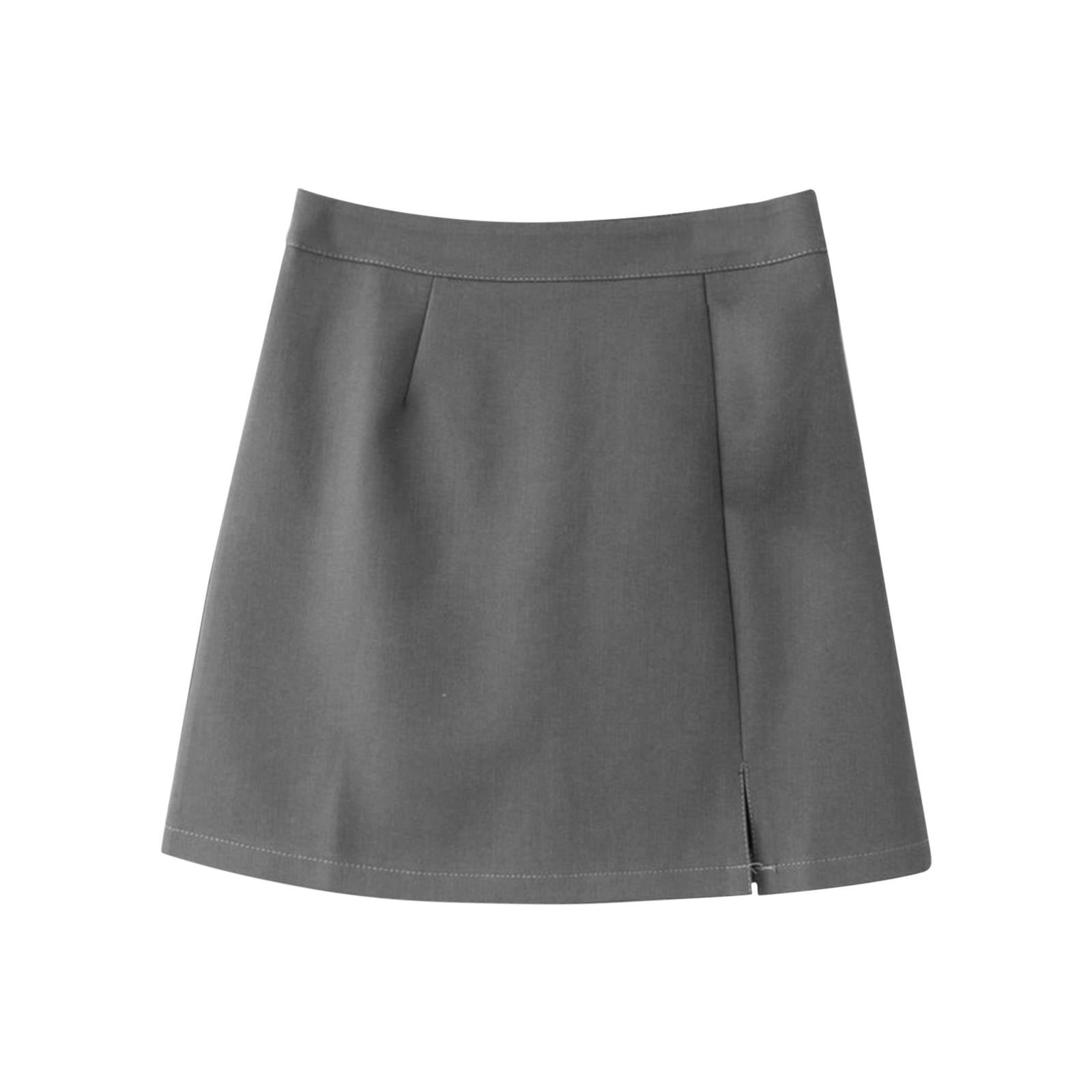 GWAABD Denim Skirts for Women Midi Length Women's A Line Short Skirt ...