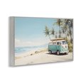 thumbnail image 2 of Stupell Industries Tropical Summer Bus on Shoreline Gray Framed Giclee Art, 18 x 12, by Arlington Prints, 2 of 8