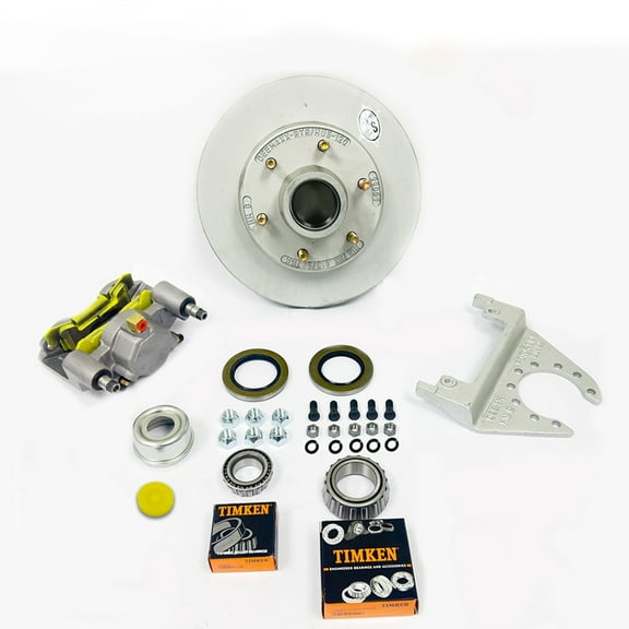 Southwest Wheel Pro 5,200 lbs. Maxx Finish Trailer Axle Disc Brake Kit for One Wheel