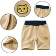 thumbnail image 4 of LYMAYTER Toddler Kids Boys Girls Summer Cotton Shorts Baby Casual Cartoon Jogger Pants Sport Cargo Shorts with Pockets 1-9T, 4 of 9