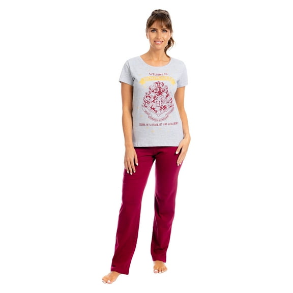 Harry Potter Womens Hogwarts Short Sleeve Pajamas, Sizes S-XXL