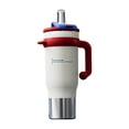 thumbnail image 2 of Vaso térmico de 40 oz con tapa de acero inoxidable Iceberg, gran capacidad, con pajita, ideal para viajes en coche, con aislamiento al vacío, perfecto para el hogar, la oficina o el gimnasio., 2 of 9