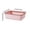 Pink, variant on Large Cat Litter Box with Semi-Closed Design, Spill-Proof, Odor Control, Easy to Clean, Suitable for Various Cat Litter Types, Pet Supplies