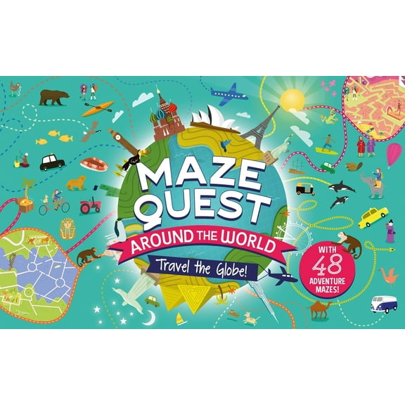 Maze Quest Maze Quest: Around the World, (Paperback)