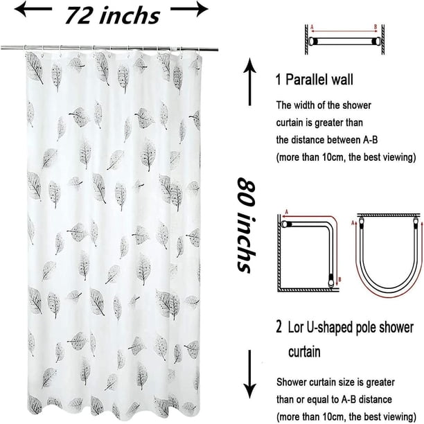 Forro De Cortina De Ducha De 72x80 Pulgadas, Cortinas De Ducha De Plástico Para Baño, Decoración Impermeable, Juego De Cortinas De Ducha De Granja | Bodega Aurrera En Línea