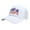 White2, variant on Prolriy Baseball Cap Hats for Men Women Baseball Cap European and American Printed Duck Tongue Net Hat American Flag Baseball Hat Trucker Hat Black