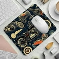 thumbnail image 2 of Motorcycle Square Mouse Pad, 8.3x9.8 Inch, Non-Slip Rubber Bottom, Printed Desk Mat for Office and Gaming, 2 of 6