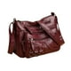 thumbnail image 5 of Bolso de hombro elegante para mujer perfecl bolso cruzado de piel sintética suave rojo, 5 of 8