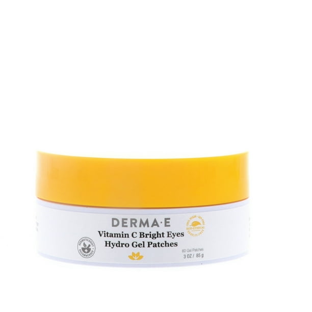 DermaE Vitamin C Bright Eyes Hydro Gel Eye Patches, 60 Pads, 3 oz 2