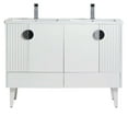 thumbnail image 2 of Venezian Collection - 48" Double White Bathroom Vanity, - Chrome Handles.&nbsp;, 2 of 9