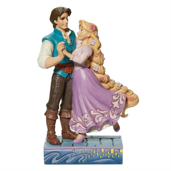 Jim Shore My New Dream - One Figurine 7.25 Inch, Resin - Rapunzel & Flynn Love 6013071