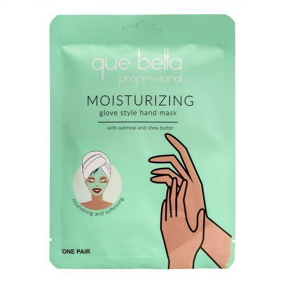 Que Bella Professional Intense Moisturizing Hand Glove Mask for All Skin - 1pr