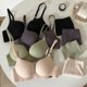 thumbnail image 4 of Conjunto De Sujetador De Seda De Hielo Inalámbrico Para Mujeres Push Up Bra Hermosa Espalda Sexy Ropa Interior Cómoda Sin Costuras Panty, 4 of 5
