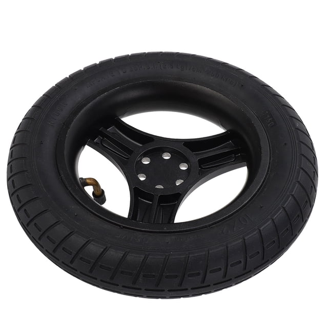 Rueda De 10 Pulgadas, Textura Antideslizante, Capacidad De Carga De 80 Kg, Rueda Inflable Segura Y Estable Con Cubo De 6 Orificios Para Carrito De Mano