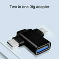 thumbnail image 1 of 2-in-1 Type-C Micro USB OTG Adapter Data Transmission Converter for Tablet Phone Laptop, 1 of 8