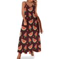 thumbnail image 1 of Nuevo vestido sin mangas con estampado sin costuras de sandía, vestido elegante, vestidos elegantes, tallas grandes, traje de verano para mujer, 1 of 7