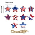 thumbnail image 3 of Antqov 4th of July Paper Flag Glasses Party Accessories, USA Labors Day Decoration Memorial Day Party Red White & Blue Photo Props Favors, 3 of 6