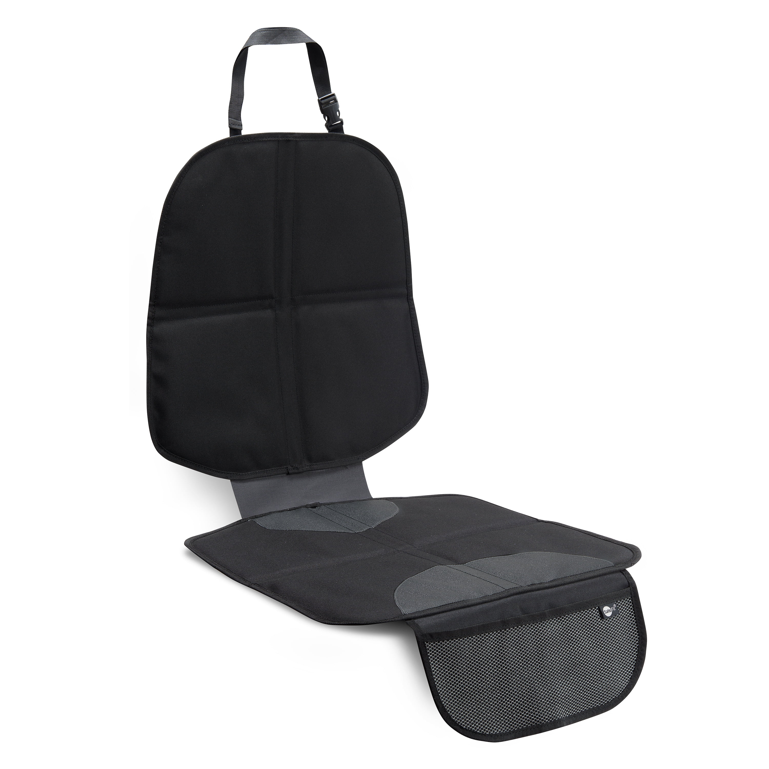 Anti-Slip Dual Booster Seat Protector Mat & Car Seat Protective Cushion Cover 