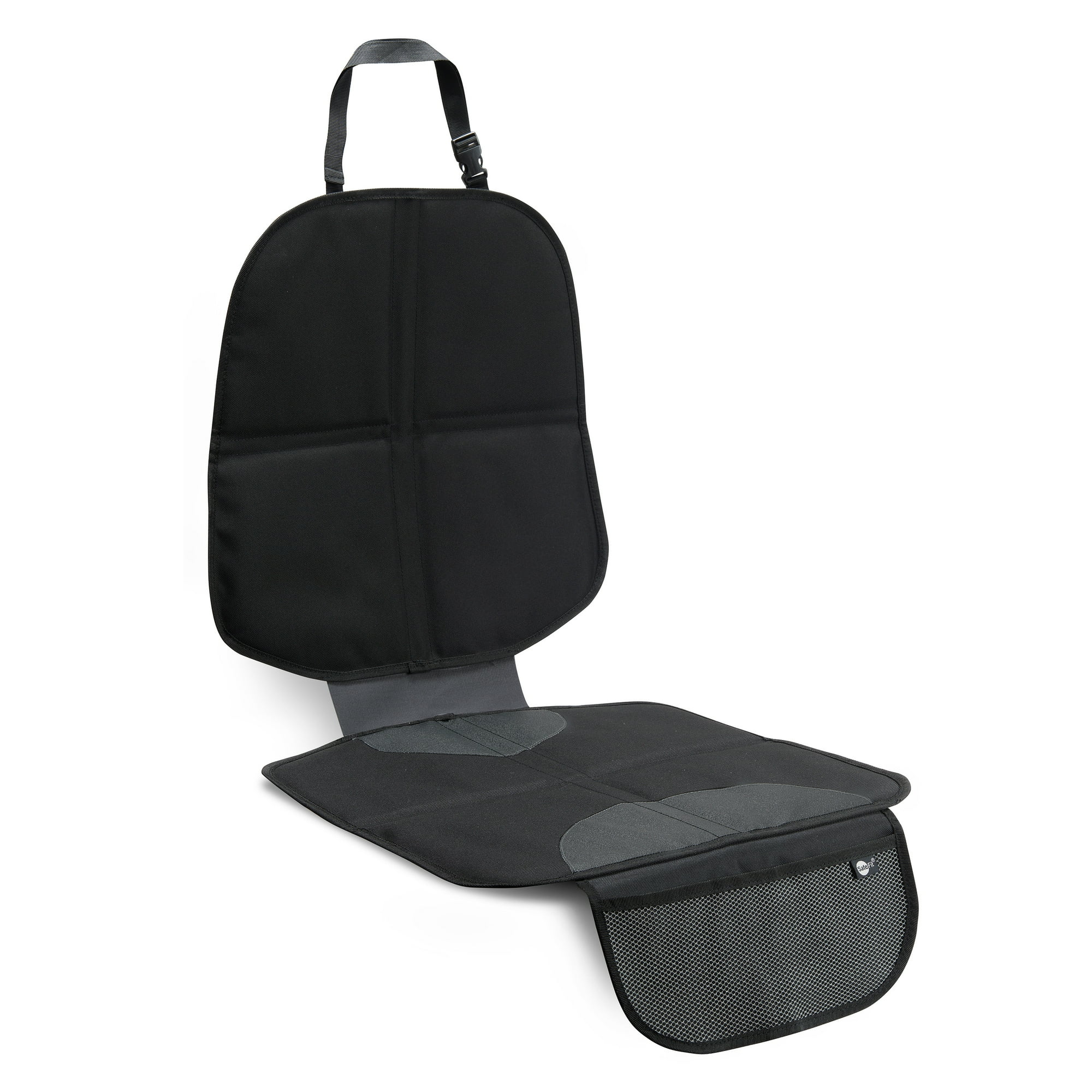 SafeFit® Complete Toddler Car Seat Protector, Crash-Tested, Black, Unisex