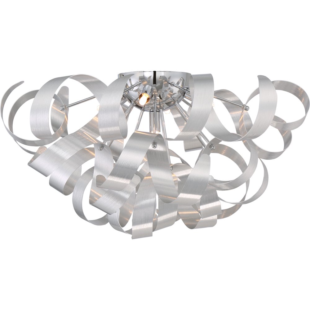 Quoizel Rbn1622 Ribbons 5 Light 22" Wide Flush Mount Ceiling Fixture Millenia