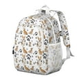 thumbnail image 2 of Corgi Dog and Footprints Backpack for School,Cute School Bag,Schoolbag with Adjustable Shoulder Straps & Padded Back,15"x11.42"x5.5", 2 of 6