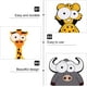 thumbnail image 3 of 8 imanes de silicona para nevera con forma de animales en 3D, pegatinas magnéticas para nevera con dibujos de animales del zoológico, para pizarras blancas, armarios de cocina, juguetes, 3 of 5
