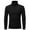 Black, variant on Men's Turtleneck Top Slim Fit Solid Base Thin Sweater Casual Long Sleeve Underwear Tops Male Cozy Blouse T-Shirt