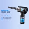 thumbnail image 3 of Small Dust Blower for PC Electric Duster Camera Dust Blower Portable  Powerful Rechargeable Dust Blower  Multifunctional Nozzles Small Air Blower for Dust, 3 of 7