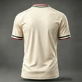 thumbnail image 4 of 2026 Mexico Soccer Jersey Shirts for Men Crewneck Short Sleeve Fan International Soccer Shirt Retro Summer Tee Beach Top Beige XXXL, 4 of 4