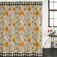 thumbnail image 2 of Spring Daisy Shower Curtain, Waterproof Shower Curtains for Bathroom, Country Vintage Yellow White Floral Leaf Plaid Washable Fabric Bathtub Curtain Set Bath Decor with 12 Hooks 48"x72", 2 of 8