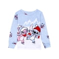 thumbnail image 2 of Lilo & Stitch Girls Holiday Long Sleeve Top and Pants Snug Fit Pajama Set, 2-Piece, Sizes 4-10, 2 of 3