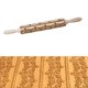 thumbnail image 1 of Accesorios para utensilios de cocina Wood Embossed Rolling Pin 3D Engraved Carved Flower Pattern for Fondant, Pie Crust, Cookie, Pastry, Pasta, Pizza Dough Essential Kitchen Utensil Tools Zhivalor FLD-3167, 1 of 3