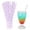 A, variant on 100Pcs 8In Colorful Striped Disposable Kraft Paper Straws Eco-friendly Decorative Drinking Straws For Party Bar Dessert Use