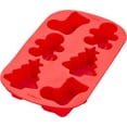 thumbnail image 2 of Wilton Silicone Baking And Candy Mold-Stocking/Tree/Gingerbread Boy, 6 Cavity, 2 of 5