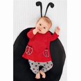 thumbnail image 2 of Toddler Baby Girl Clothes Long Sleeve Animal Style Tops Insect Pants Outfit Set Red 0-3 Months, 2 of 6