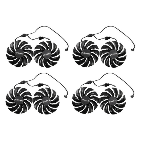 4x,88mm Graphics Video Card Fan Cooler T129215su Pld09210s12hh Compatible With Gecompatible Withce Gtx 1050 1060 1070 Ti Rx