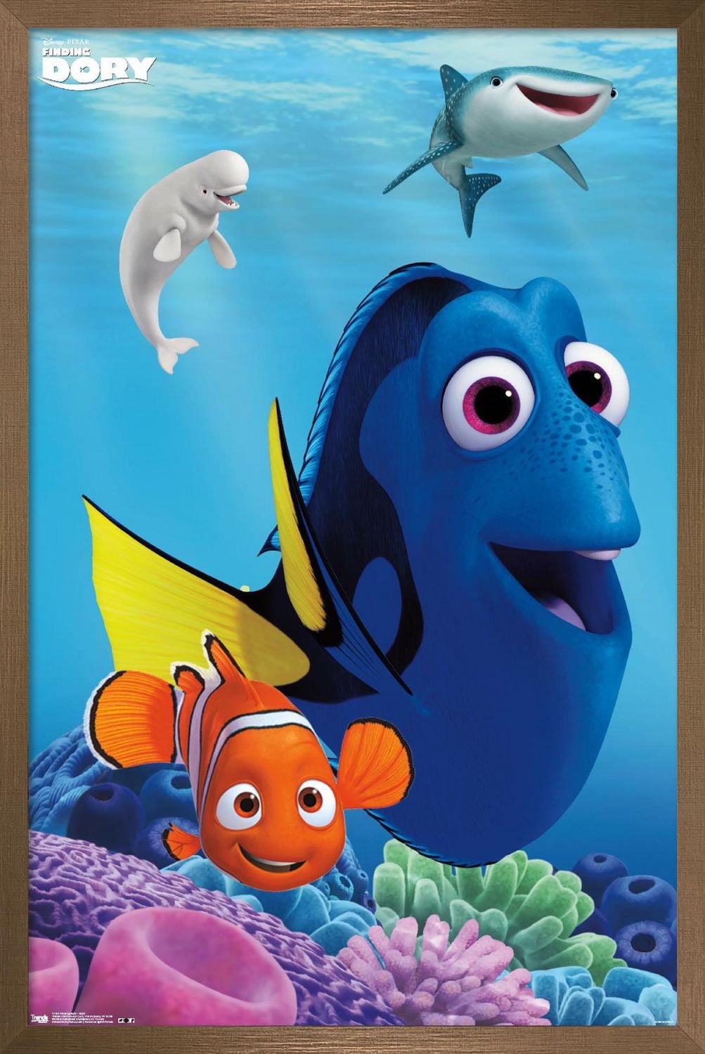 Disney Pixar Finding Dory - Dory Wall Poster, 22.375" x 34"