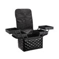 thumbnail image 4 of Bolsa de Maquillaje de Viaje Perfecl Organizador de Cosméticos Negro brillante 28 cm x 20 cm x 26 cm, 4 of 8