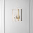 thumbnail image 4 of Safavieh Markle 4-Light 18" Industrial Metal Pendant Lights, Gold, 4 of 7
