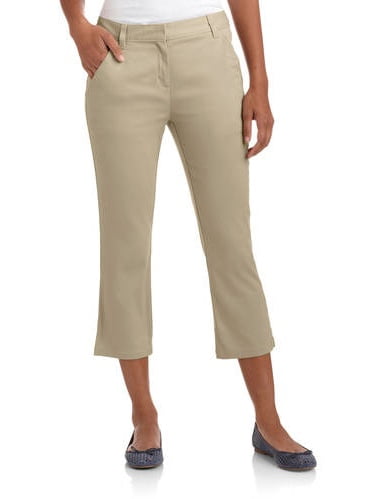 Juniors' School Uniform Capri Pants 