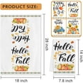 thumbnail image 2 of luyaa Fall Kitchen Towels Sets of 4, Pumpkin Fall Dish Towels, Truck Hand Towels for Bathroom, Autumn Decorations for Kitchen, 2 of 6