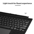 thumbnail image 3 of Wireless  Keyboard, 7 Color Backlit Type Cover with Multi  Touchpad Fit for Surfaces Pro 3, 4, 5, 6, 7, 7+ Portable Tablet, 3 of 7