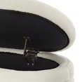 thumbnail image 6 of Oval Storage Ottoman Bench, Upholstered Boucle Teddy Fabric End of Bed Bench with Storage, End of Bed Stool with Safety Hinge for Bedroom, Living Room, Entryway, 6 of 8